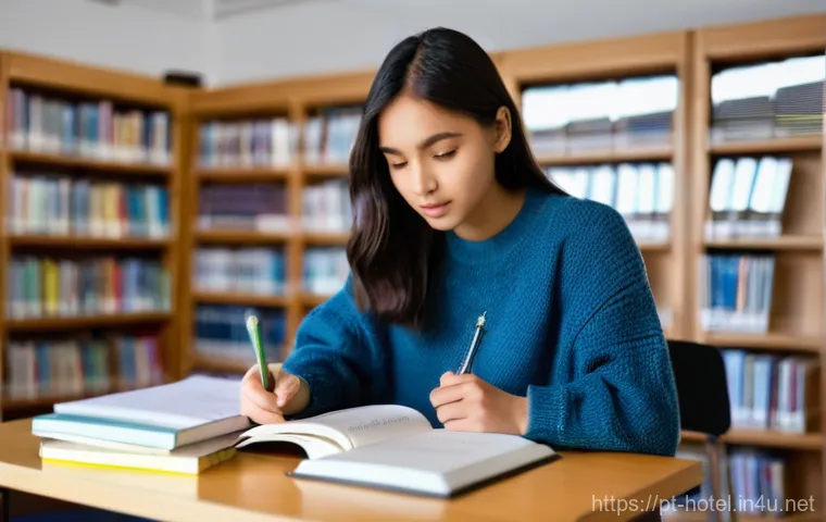 호텔 필기 시험 전날 해야 할 일 - **Prompt:** A young adult (18-25 years old) sits comfortably in a brightly lit, cozy living room. Th...