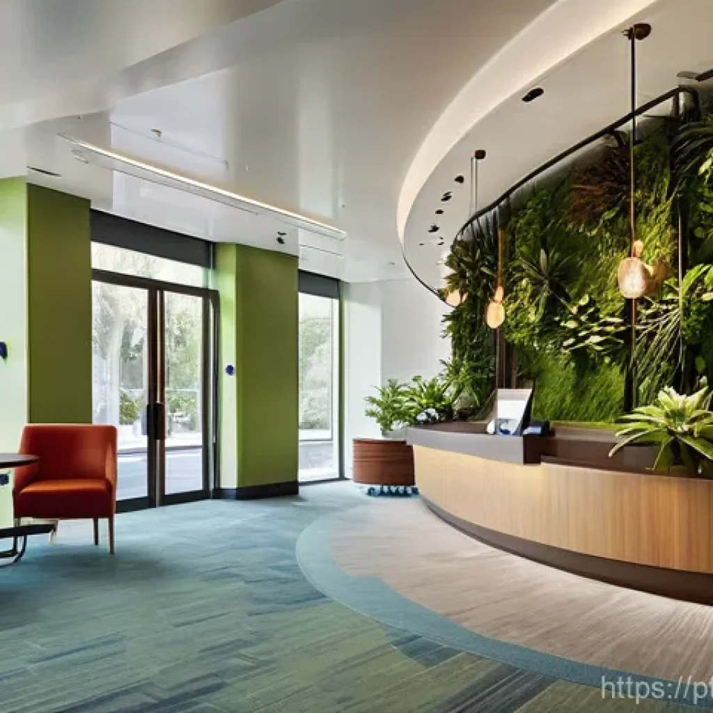 호텔관리사 자격증과 관련된 최신 뉴스 - **Prompt 1: Sustainable Hotel Lobby**
    "A stunning, brightly lit modern hotel lobby designed with...